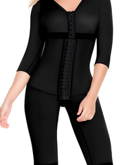 Mid-Length Sleeve Full Body Shaper with Bra