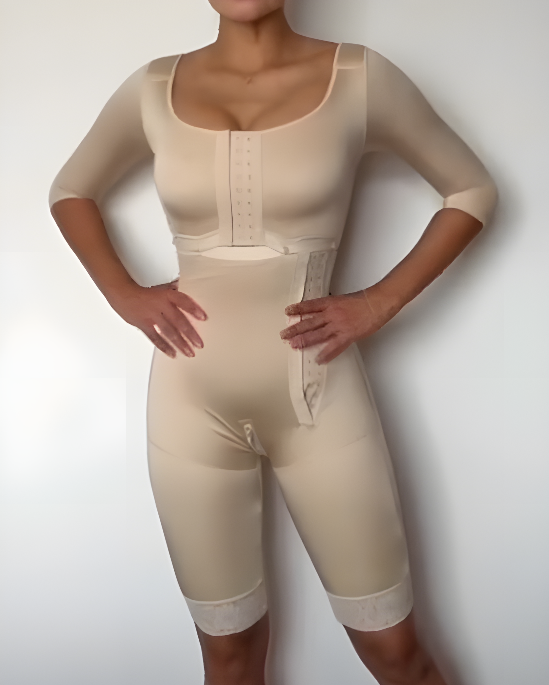 Comfort Mid-Length Sleeve Tummy Shaping Body Shaper