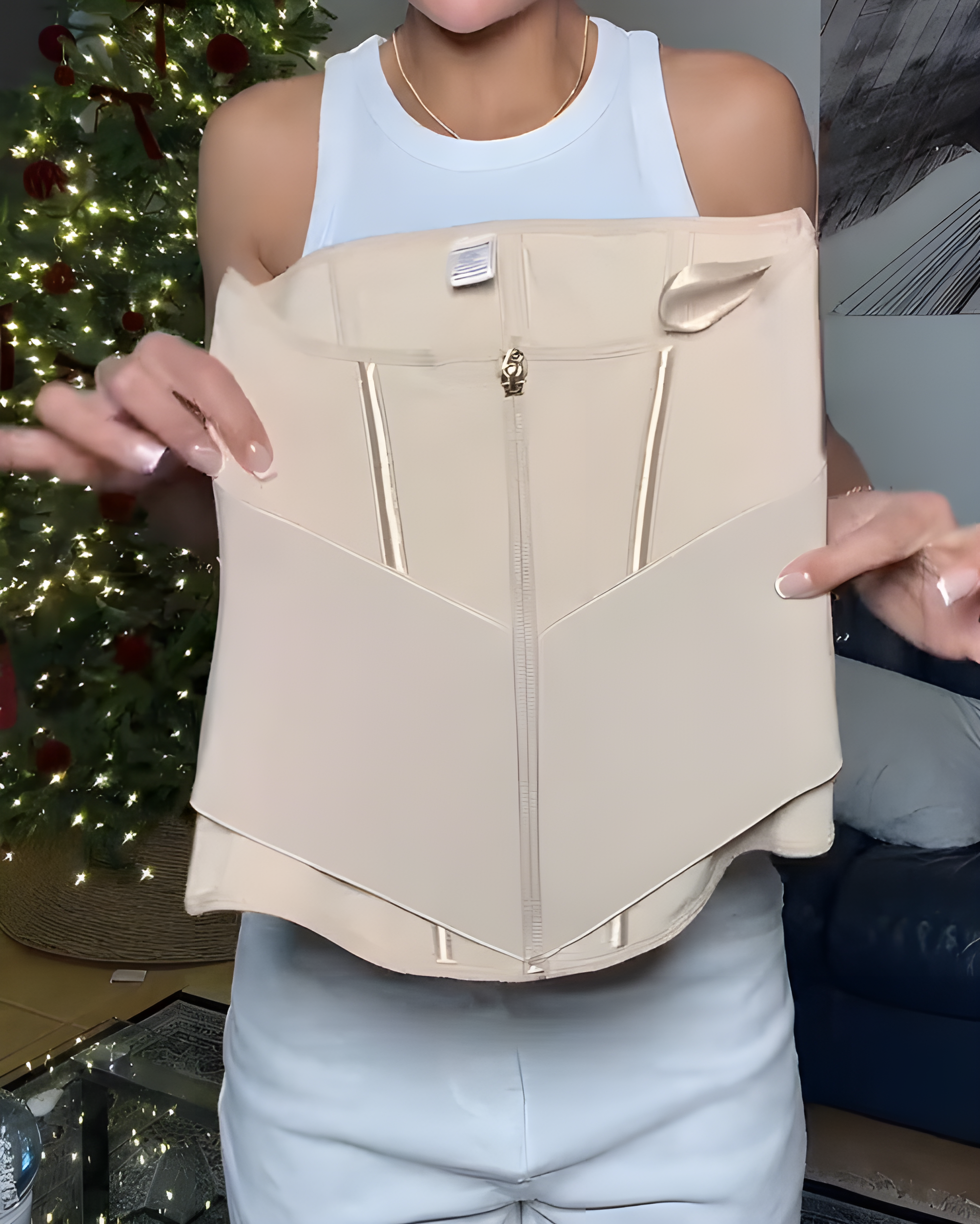 Double-Layer Abdominal Support Steel Boned Waist Trainer