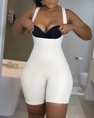 Seamless Open Chest Wide Straps Shapewear