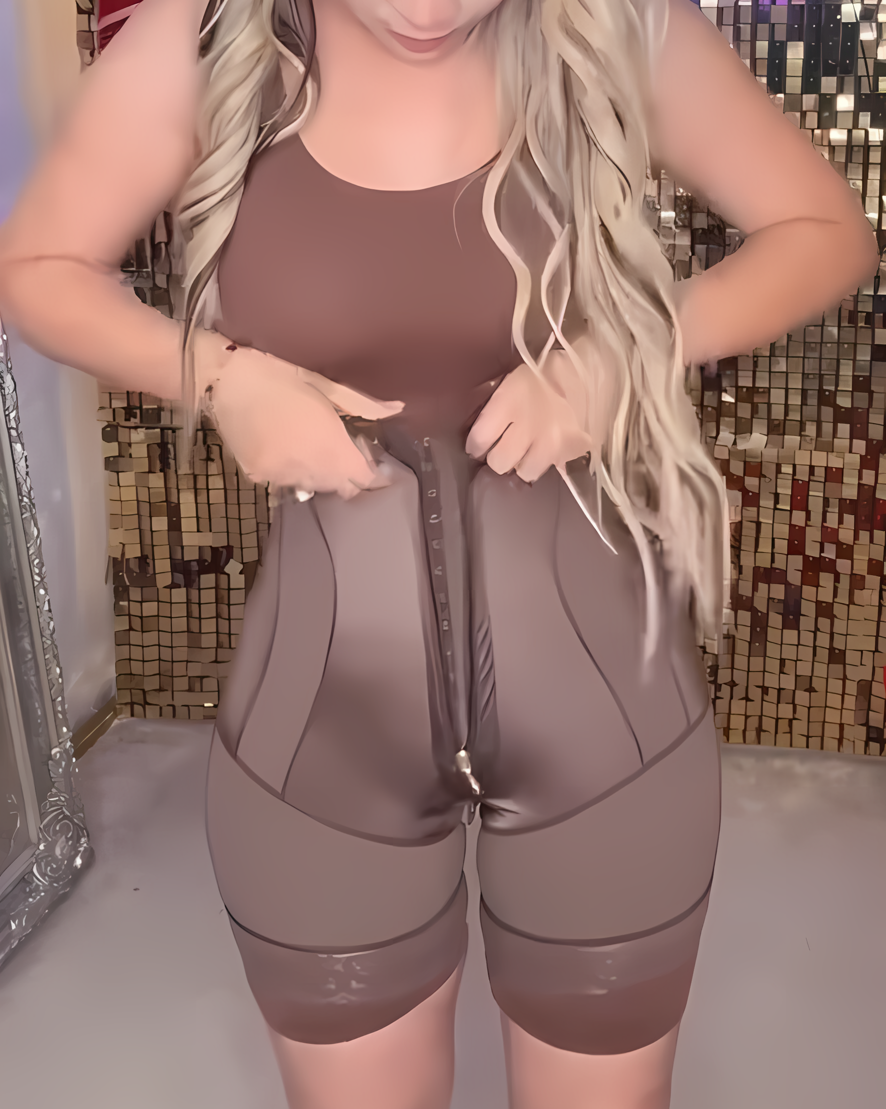 Tummy Controlling Front Zipper Shapewear