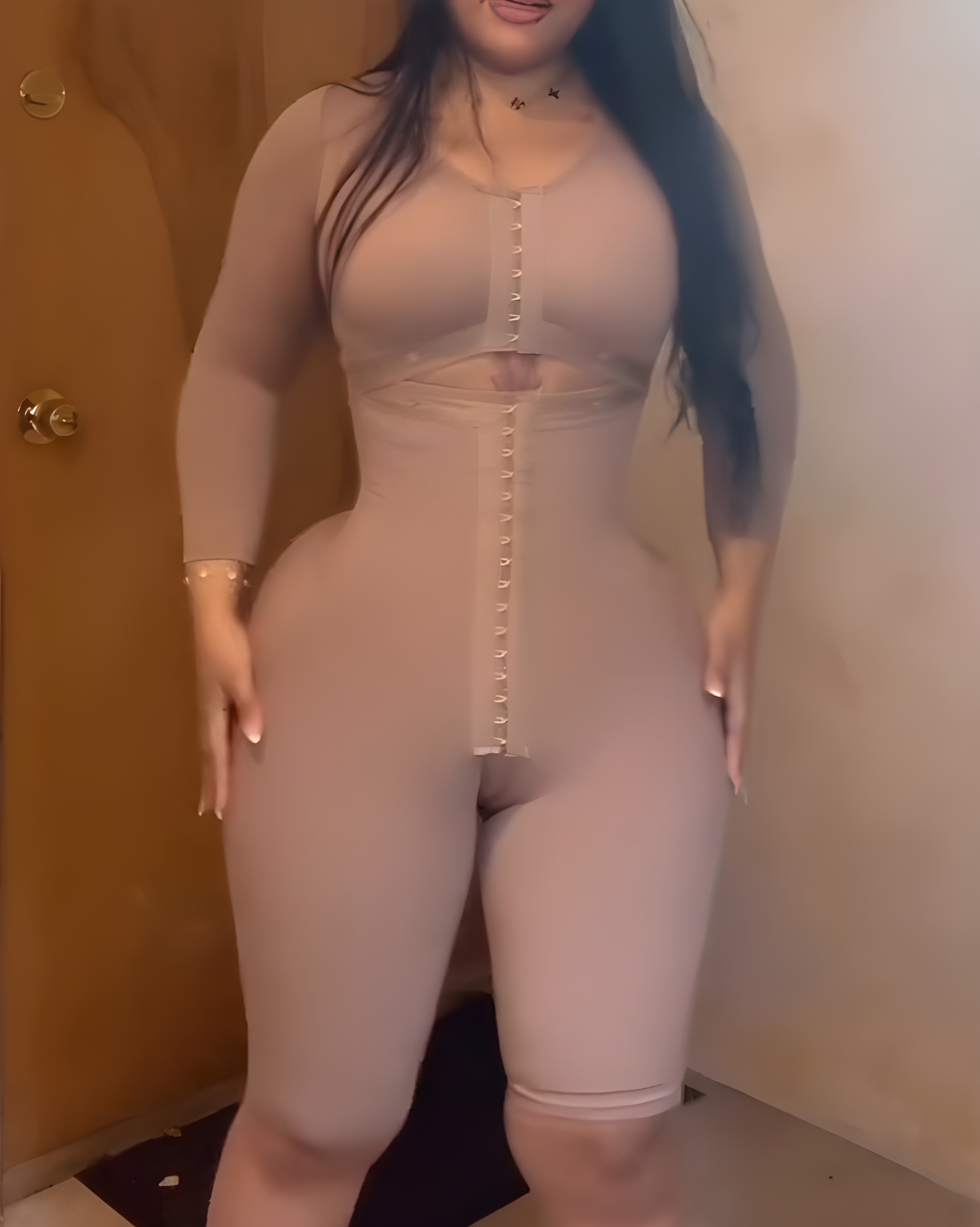 Long-Sleeved Tummy Sculpt Full Body Shapewear