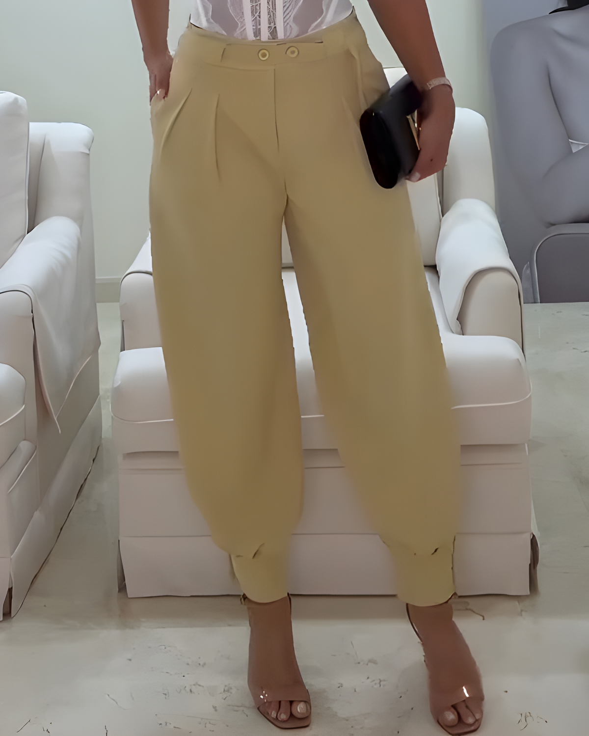 Casual Slim Fit Harem Pants