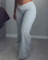 Comfortable Wide-Leg Sweat Pants