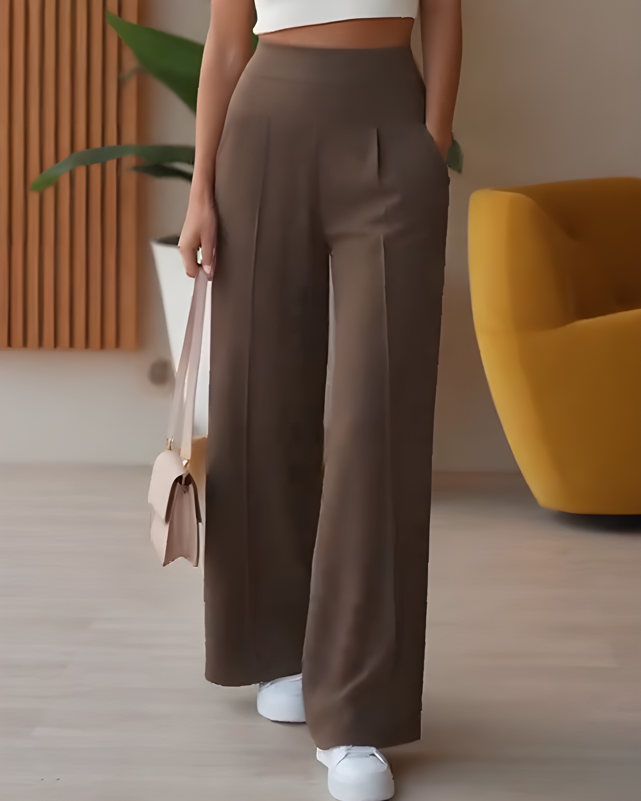 Straight-Leg Loose Casual Pants