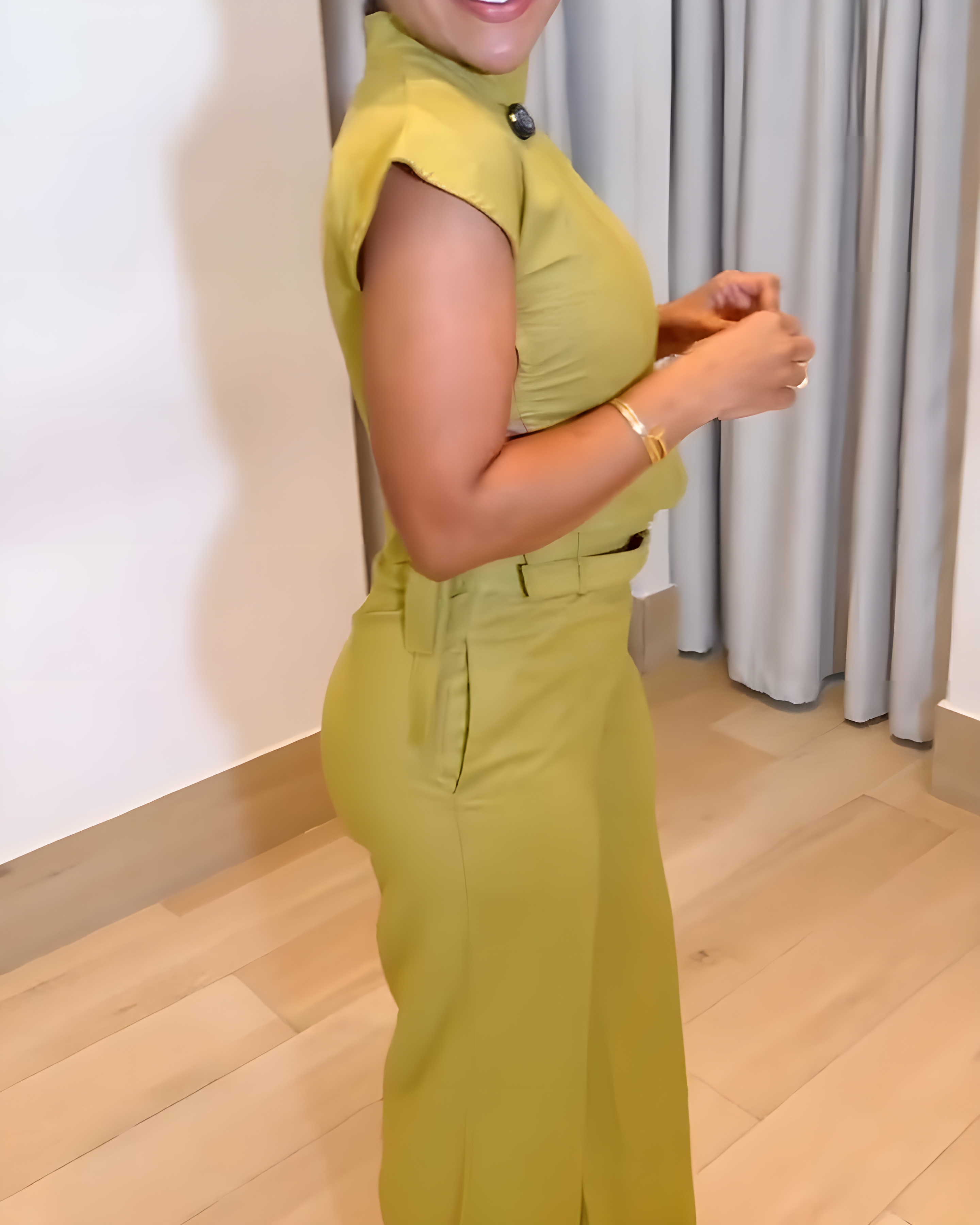 Casual Wide-Leg 2-Piece Suit