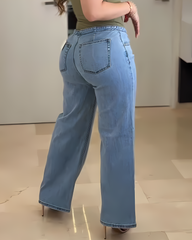 Tie Up Slim-Fit Jeans