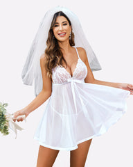 FLace Babydoll Mesh Lingeries