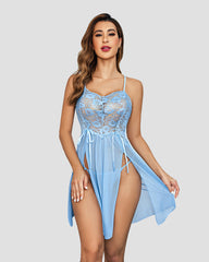 Lace Babydoll Dress Strap Sleepwear