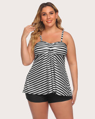 Two Piece Tankini Set Swimwear Suit