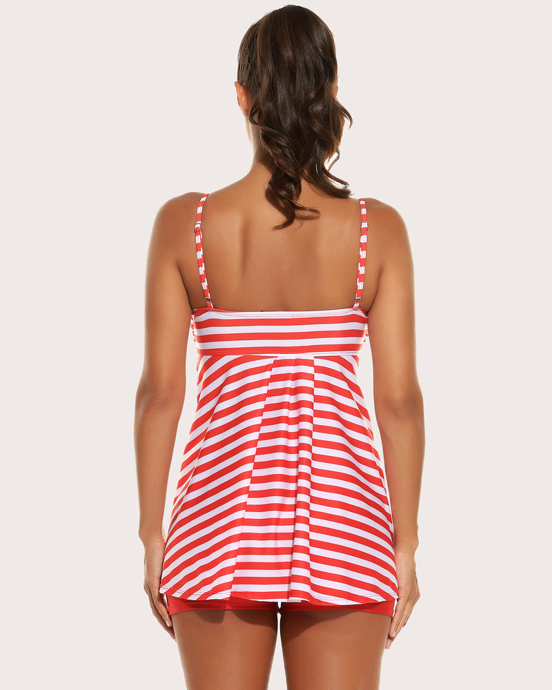 Two Piece Tankini Set Swimwear Suit