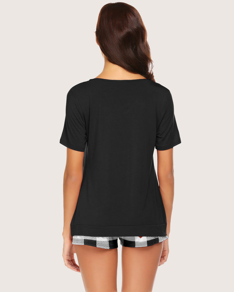 Christmas Shorts Pajama Set