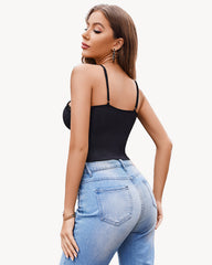 Adjustable Spaghetti Strap Crop Tops