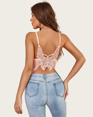 Lace Spaghetti Strap Tank Top