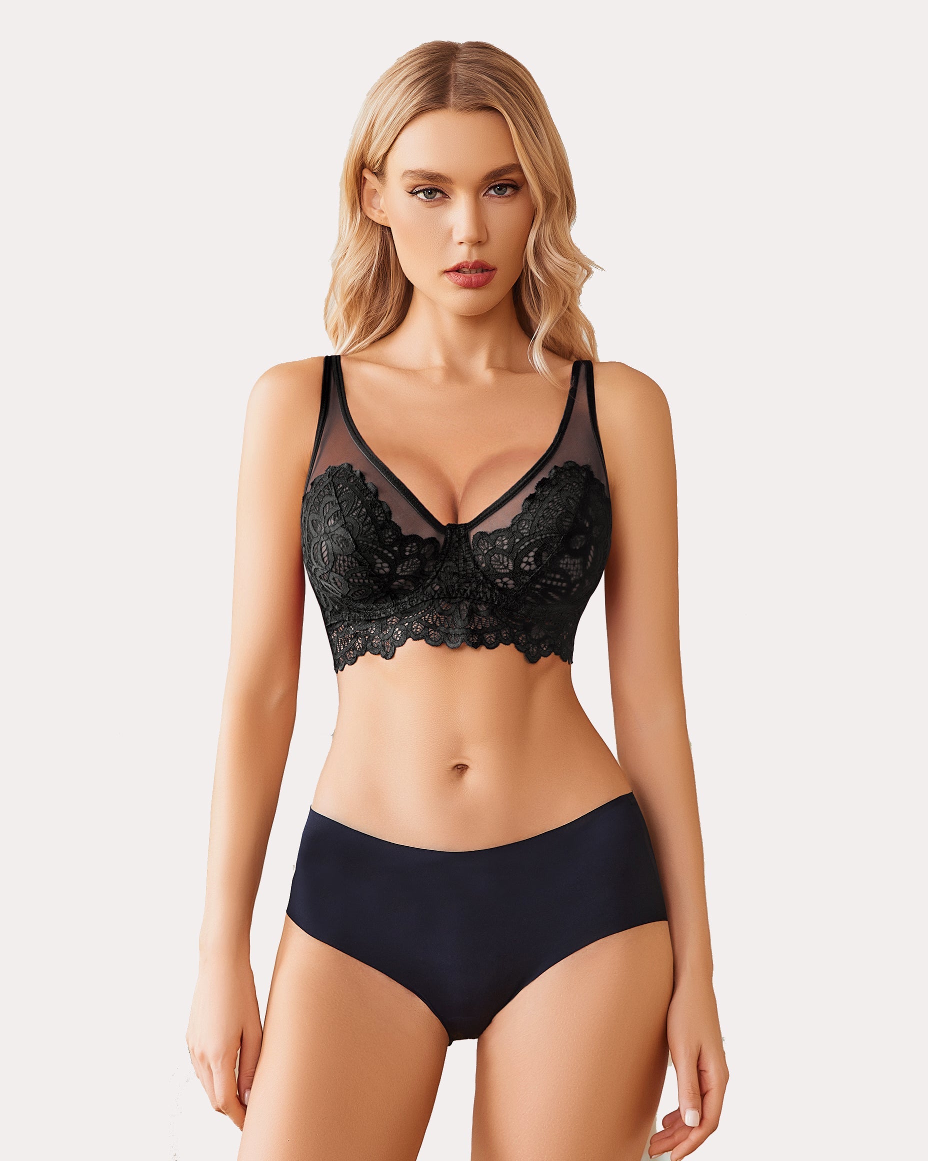 Underwire Bra Lace Full Coverage Bralette