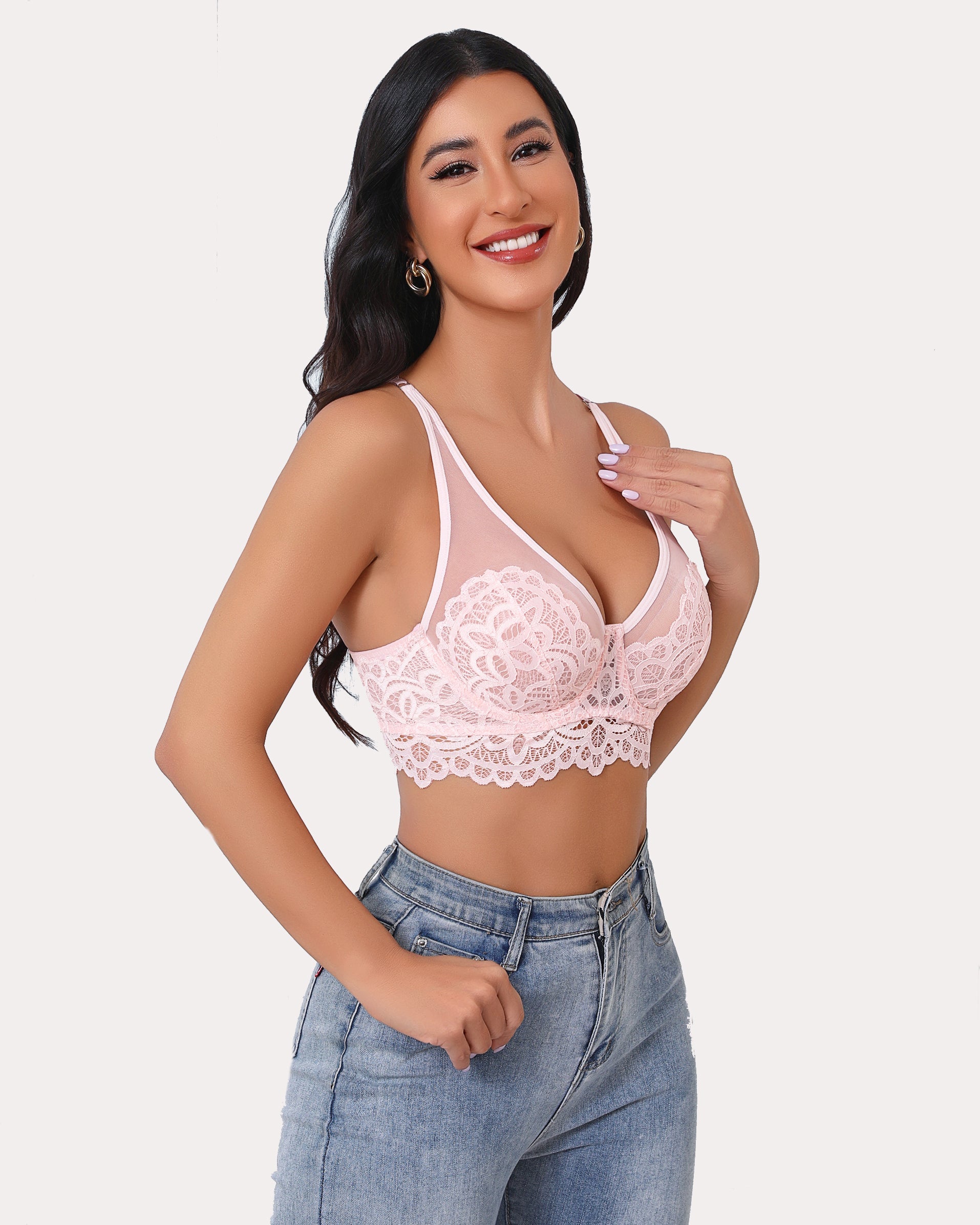 Underwire Bra Lace Full Coverage Bralette
