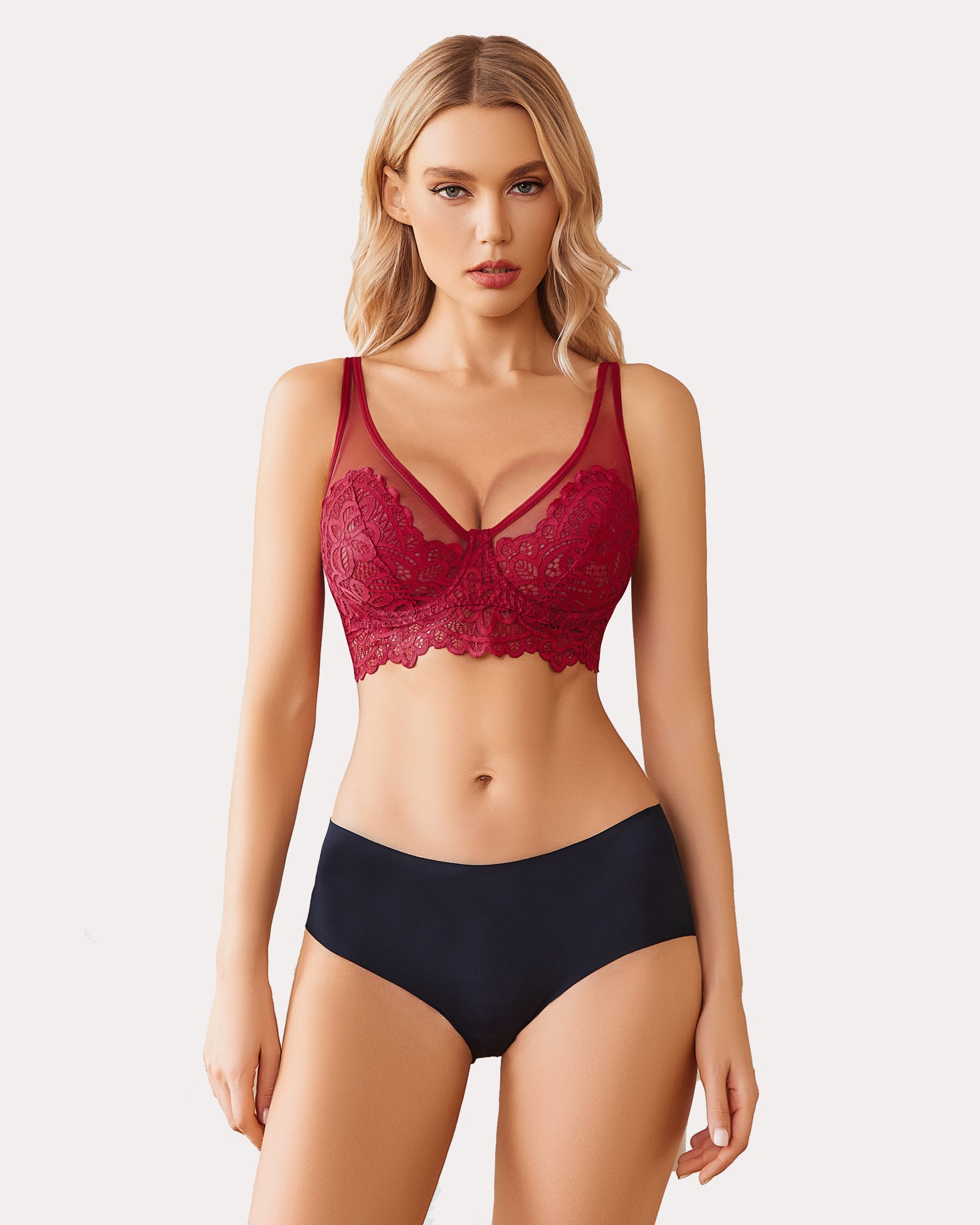 Underwire Bra Lace Full Coverage Bralette