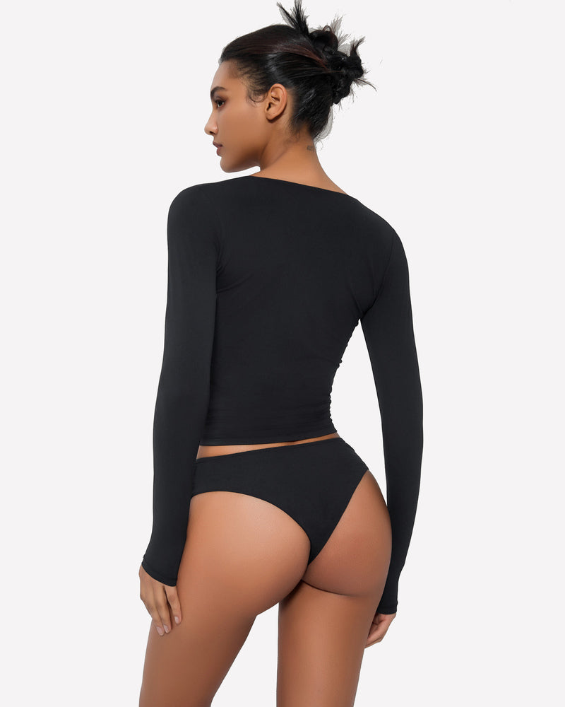 Sweetheart Neck Y2k Top with Panties Sets