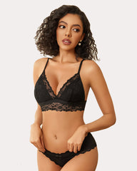Lace Wireless Bra Non Padded Bralette