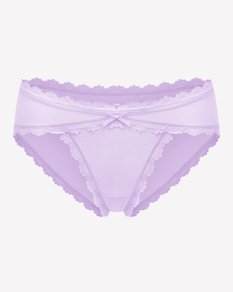 Cotton Panties Lace Stretch Hipster