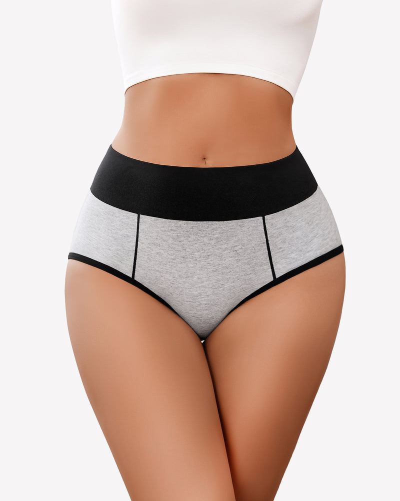 Cotton Hipster Panties High Waist Briefs