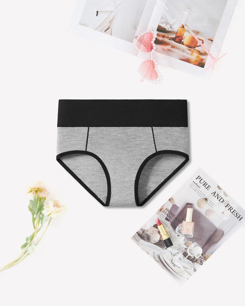 Cotton Hipster Panties High Waist Briefs