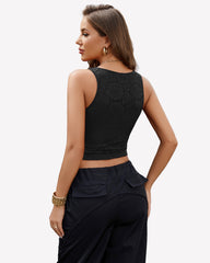 Tank Top Going Out Y2k Tops