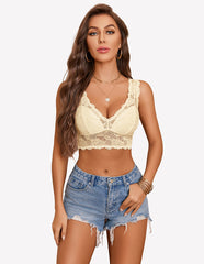Lace Bra Non Padded Longline Bralette