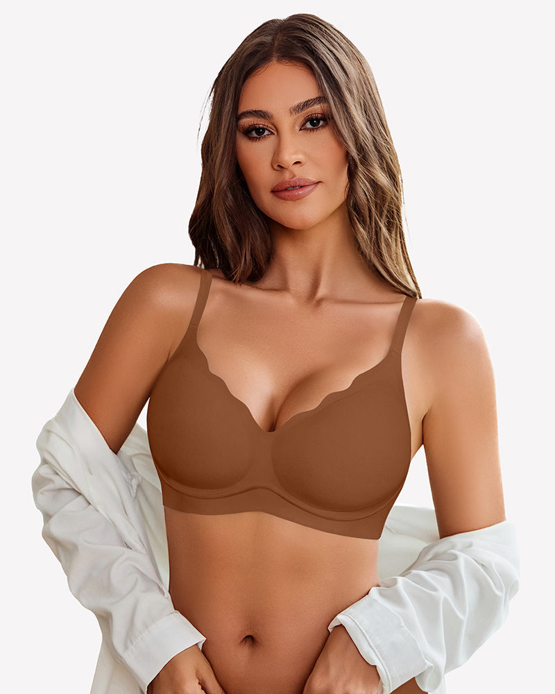 Seamless Push Up Wireless Full Bra