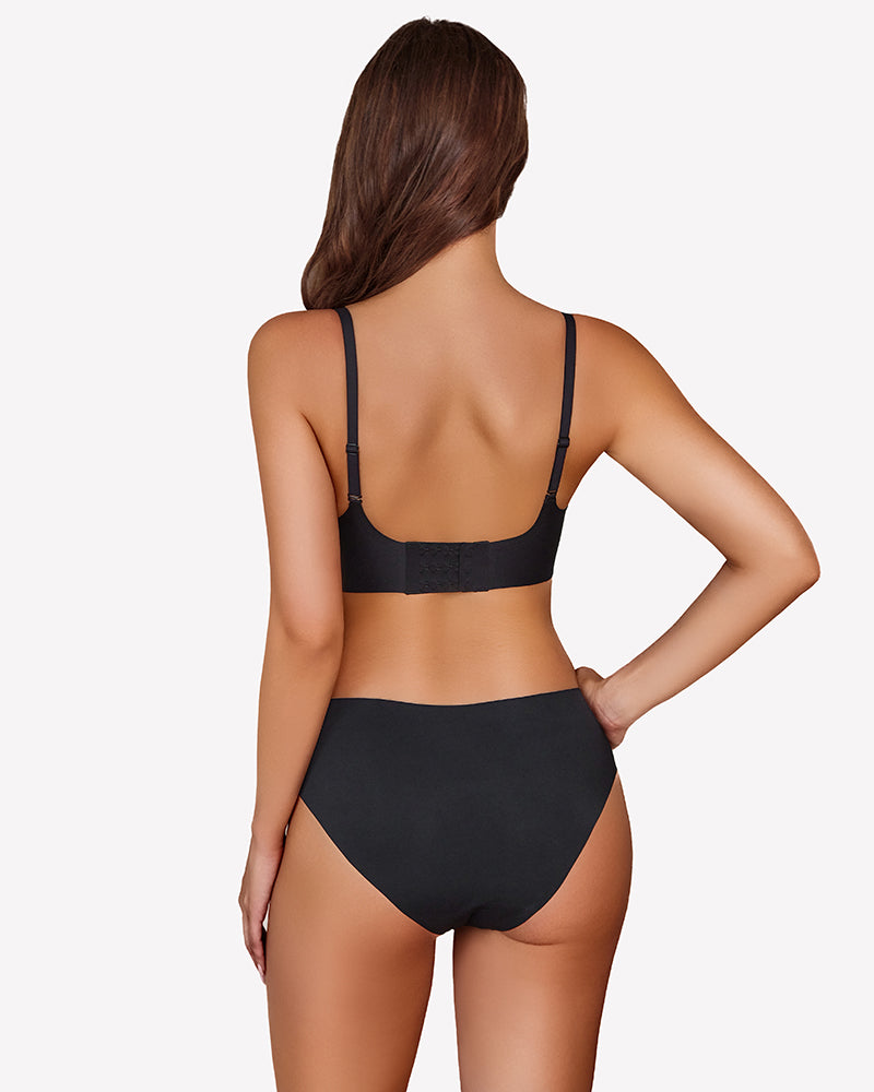 Seamless Push Up Wireless Full Bra