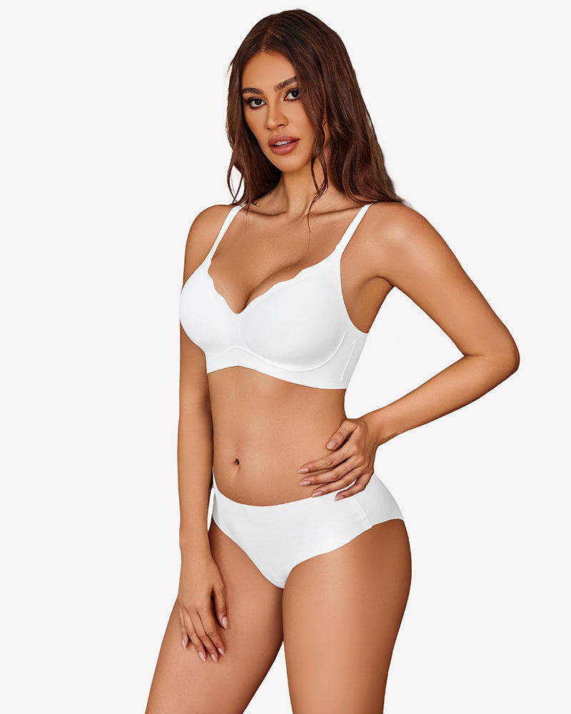 Seamless Push Up Wireless Full Bra
