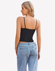 Tank Top Going Out Y2k Lace Tops