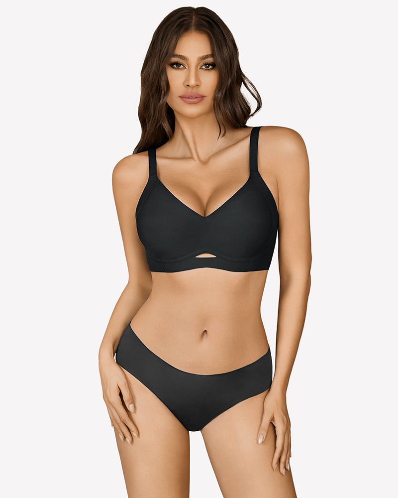 Wireless Push Up Bralette Supportive Bra