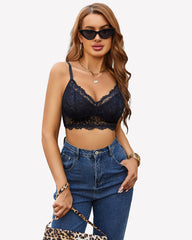 Lace Camisole Y2K Tank Top Wireless Bra