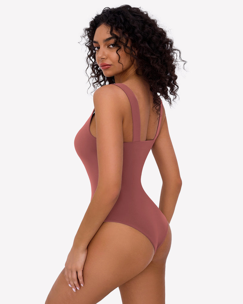 Sweetheart Neck Ruched Bodysuit