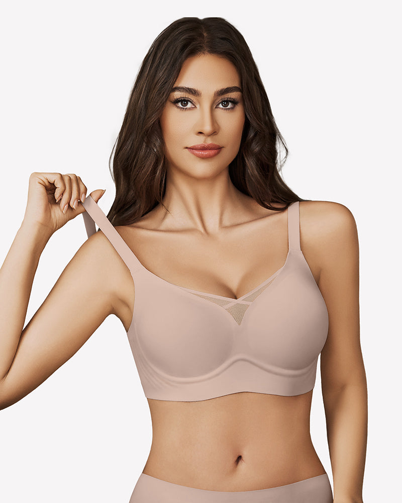 Mesh Bralette Seamless Push Up Bras