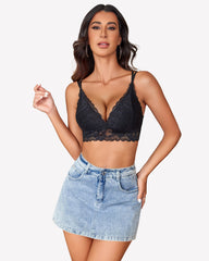 FLace Bralettes Deep V Sexy Bras