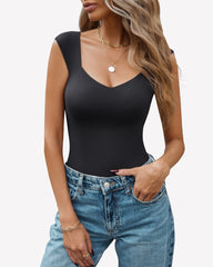 Seamless Tank Top Thong Body Suit