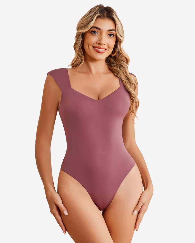 Seamless Tank Top Thong Body Suit