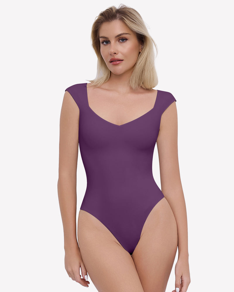 Seamless Tank Top Thong Body Suit