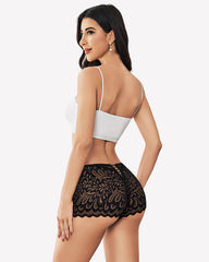 Boyshorts Panties Lace Boxer Briefs