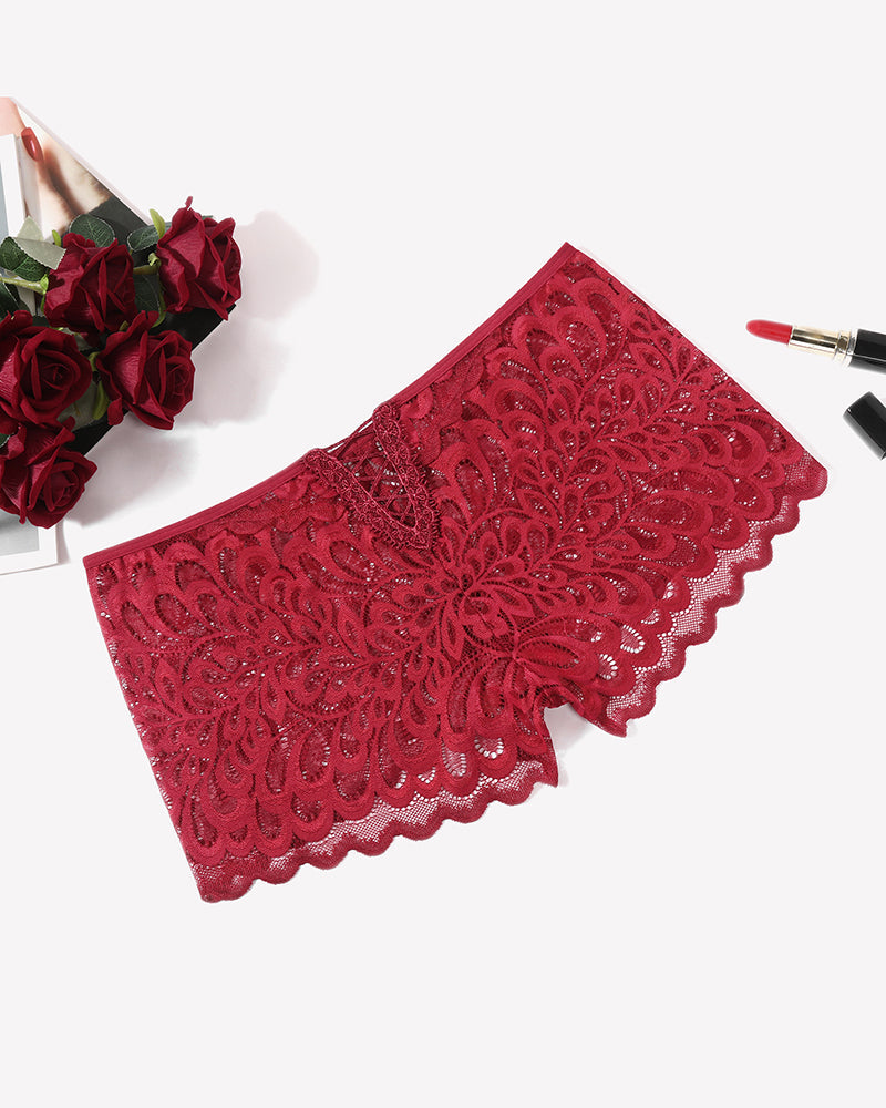 Boyshorts Panties Lace Boxer Briefs