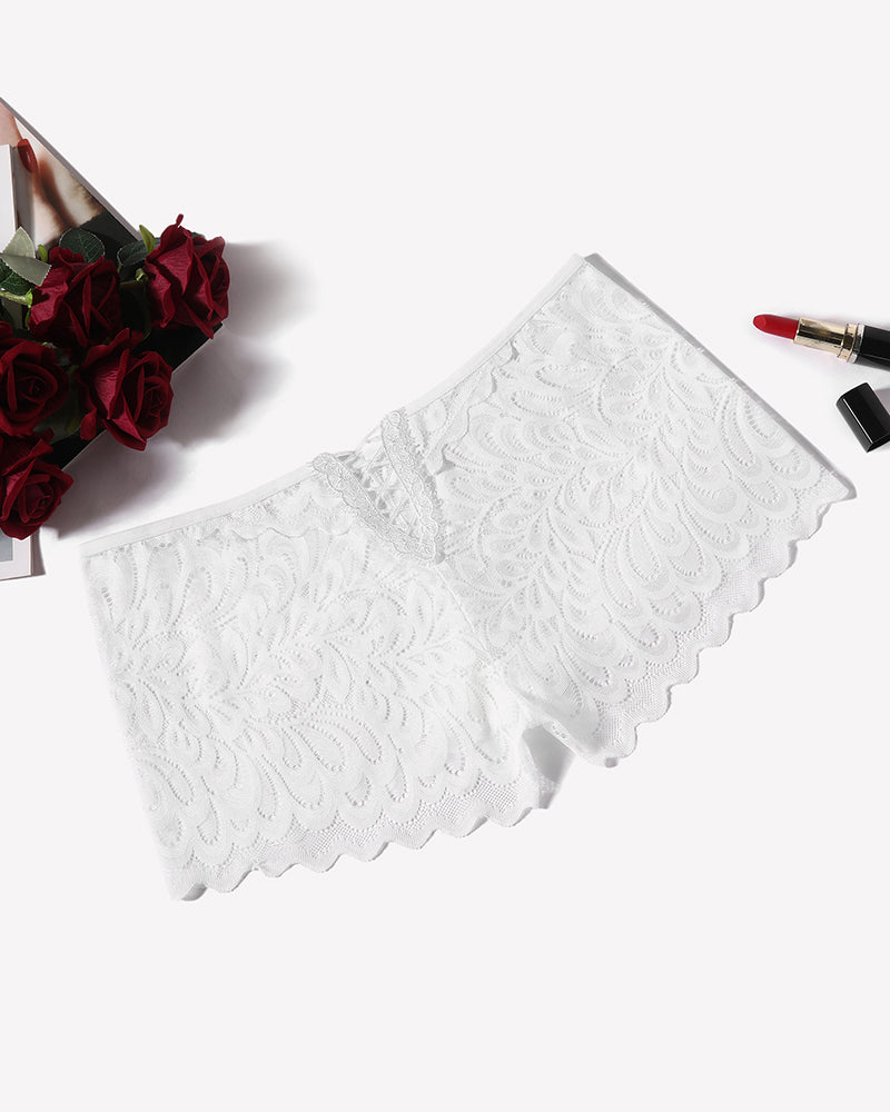Boyshorts Panties Lace Boxer Briefs