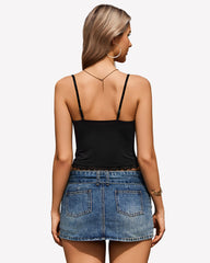 Lace Cami Sexy Y2K Tops