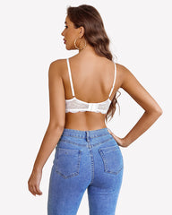 Lace Bra Sheer Underwire Unlined Bras