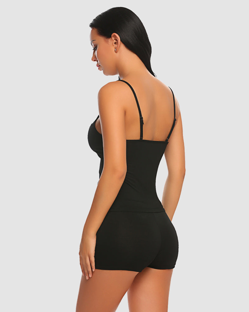 Christmas Lace Pajamas Set