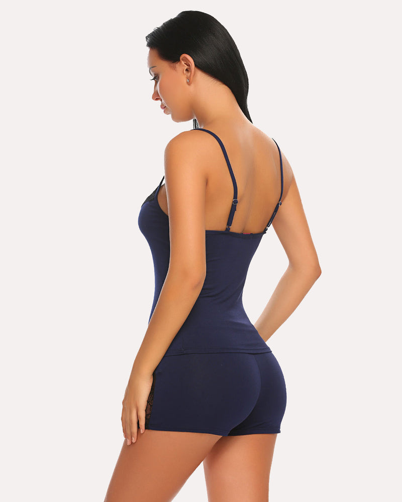 Christmas Lace Pajamas Set