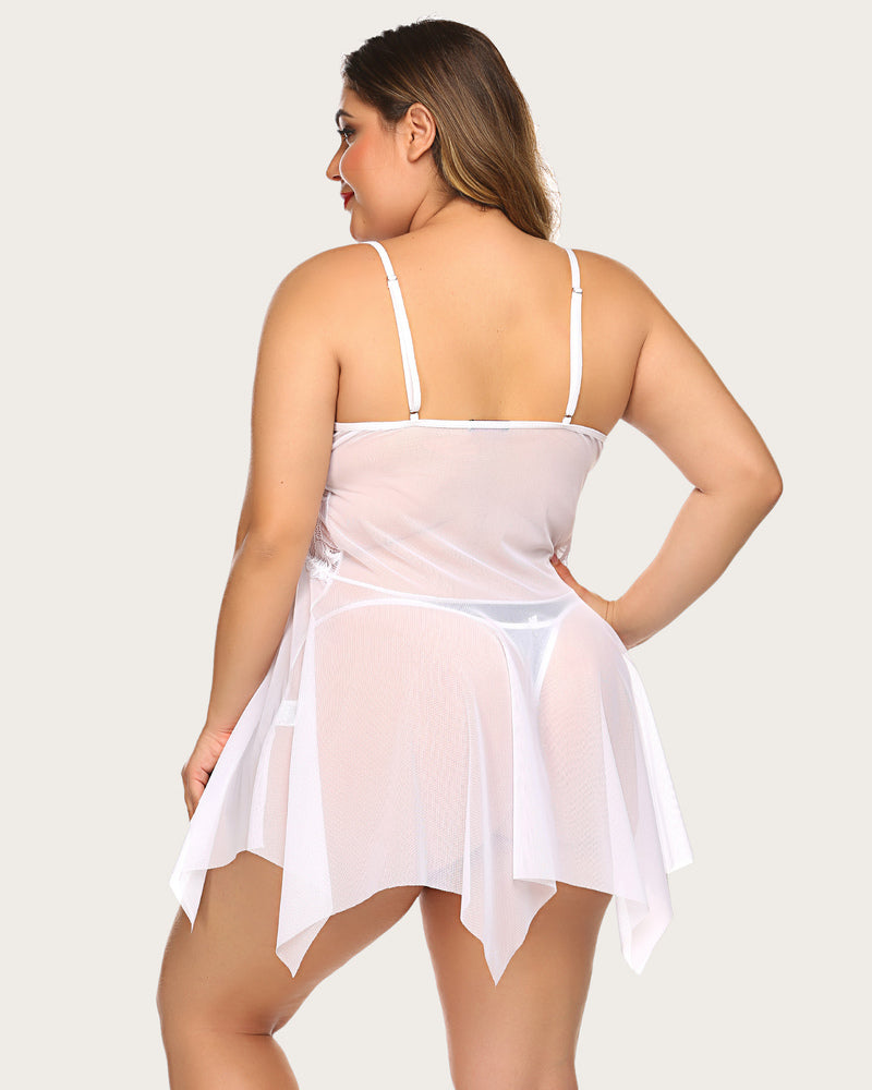 Sleepwear Lingerie Lace Babydoll