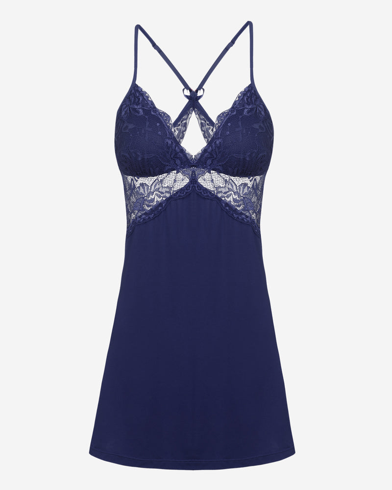 Lace Leopard Chemise Lingerie