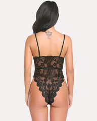 FLace Scallop Trim Bodysuit